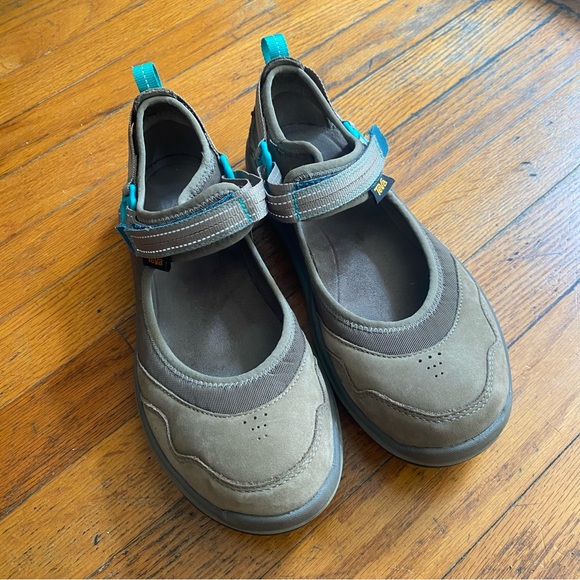 Teva Sz 8 Terra-Float Comfort Waterproof Shoes Sneakers Chocolate Chip - Picture 2 of 7